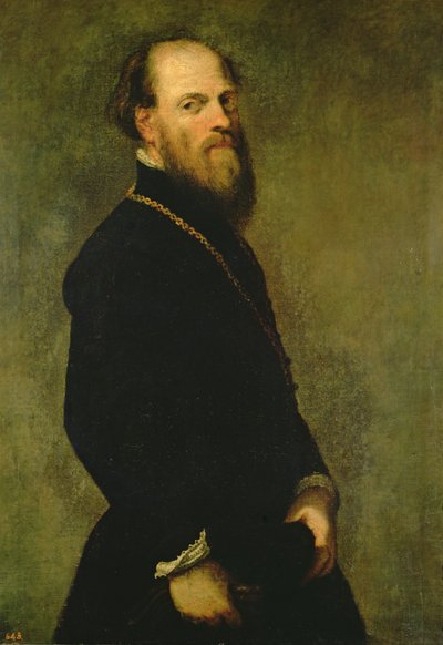 Der Mann mit der Goldkette, ca. 1550 von Jacopo Robusti Tintoretto